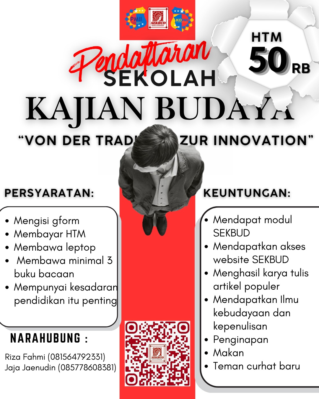 Pamflet Pendaftaran Sekolah Kajian Budaya 2026